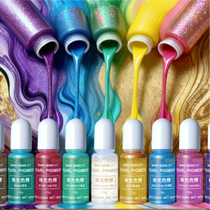 Concentrato di <span class=keywords><strong>Colore</strong></span> <span class=keywords><strong>Perlescente</strong></span> in 20 Tonalità per Resina, Pigmento Concentrato per Colorazione Artigianale Fai-da-Te, Concentrato di <span class=keywords><strong>Colore</strong></span> per Resina UV - Product Image 4