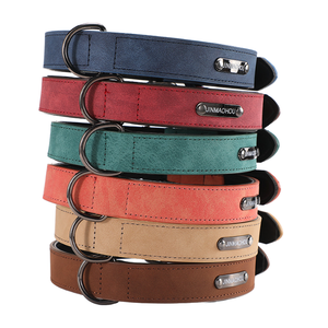 Hondenriem van leer op maat gemaakt met aangepast logo, groothandel - Product Image 1