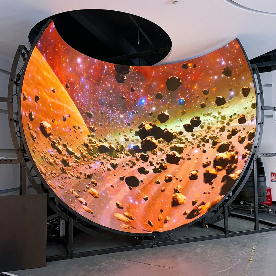 Hemispherical Inner-Arc Panoramic P2 Custom Curved LED Display| Alibaba.com