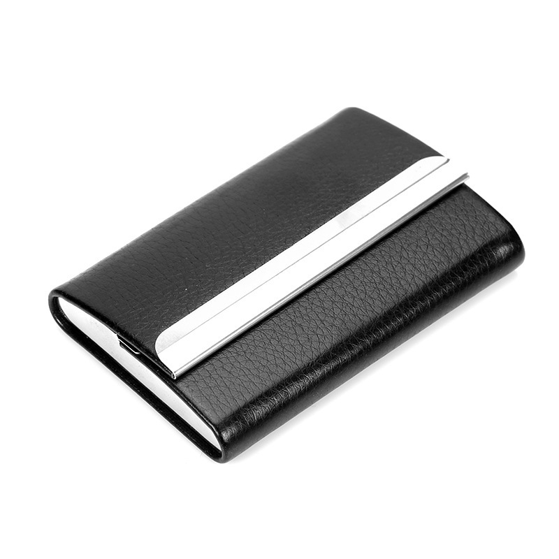 Promotional Gifts PU Leather Metal Cigarette Box For Men Cigarette Case Holder