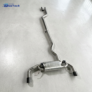 ระบบท่อไอเสียแคทแบคสมรรถนะสูงสำหรับ BMW M235i M135i F21 F20 N55 3.0T ผลิตจากสแตนเลส 304 พร้อมวาล์วควบคุมเสียงแบบ Valvetronic ใช้ได้กับ OEM - Product Image 5