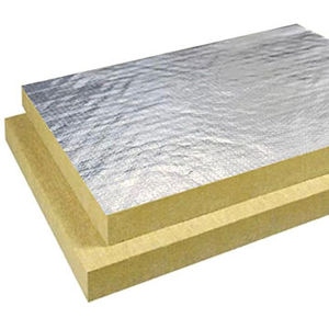 <span class=keywords><strong>Isolation</strong></span> de toiture <span class=keywords><strong>Isolation</strong></span> thermique ignifuge et étanche 80kg/m3 50mm FSK Face au panneau en laine de roche - Product Image 1