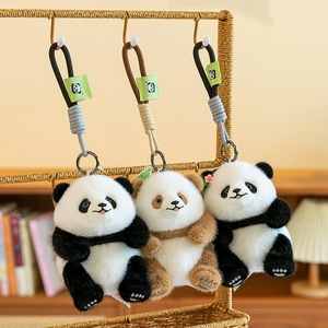 A Keychain Black and White <b>Cat</b>-shaped Plush Toy, a Cute Black and White <b>cat</b> Keychain Plush Toy Animal Toy, a Suitable Home <b>Gift</b>  - Product Image 3
