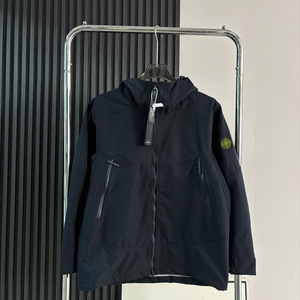 <span class=keywords><strong>Giacca</strong></span> Bomber Unisex in Acrilico Stile Americano High-Street con Zip e Cappuccio, Vestibilità Ampia, Tinta Unita, per Autunno - Product Image 5