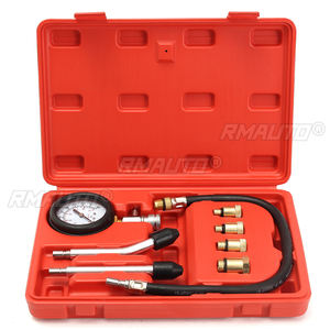 Kit de testeur de pression pour moteur à essence, compresseur de diagnostic de fuites, outil de compression pour voiture avec étui - Product Image 1
