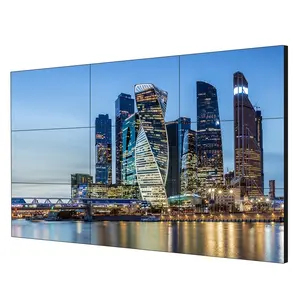 Harga pabrik 1.7mm 3.5mm bezel 46 inci 4k full HD LCD TV video dinding layar panel LCD tampilan video Dinding