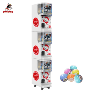 Distributore Automatico di Gashapon Personalizzato, Macchina per <span class=keywords><strong>Gumball</strong></span> a Moneta in Vendita, Corpo in Acrilico a Basso Costo, Compatibile con Capsule da 50mm e 75mm - Product Image 1