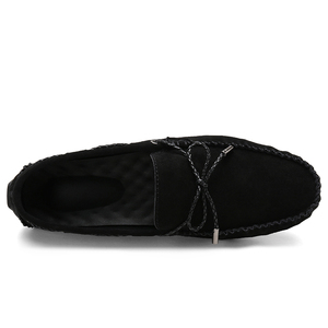 Chaussures plates respirantes faites à la main pour hommes - Mocassins en daim - Product Image 3