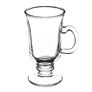 Bán Buôn 240Ml 300Ml 360Ml 480Ml Cơ Sở Cao Glass Latte Cup Irish Cà Phê Gốc Thủy Tinh Với Xử Lý