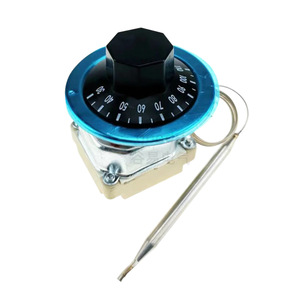 Interruptor de Control de Temperatura Rotatorio 380V 30~110 y 50~300 Grados Celsius, Tipo de Expansión de Líquido, Controlador de Temperatura Trifásico - Product Image 1