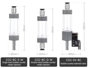 Contador de Burbujas de CO2 WEEK <span class=keywords><strong>AQUA</strong></span> con Conexión Rápida, Temporizador y Válvula Solenoide para Agregar Agua con Inyector - Product Image 6
