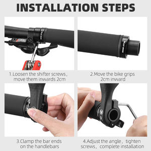 Extremos de Manillar Ergonómicos para Bicicleta de Montaña, Carretera y Gravel, Accesorios para Bicicleta - Product Image 5