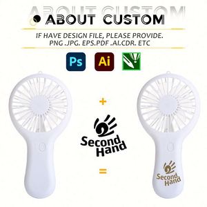 Nouveau Mini Ventilateur Portable 2025 Rechargeable avec Support Téléphone – Cadeau Créatif, Ventilateur à Main avec Logo Personnalisé - Product Image 3