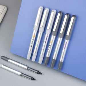 Bolígrafo de Gel con Recubrimiento de Goma Plástica, Venta Caliente, Personalizable con Logotipo, Punta de 0.5mm, Tinta Negra, para Oficina/Escuela/Regalo - Product Image 5
