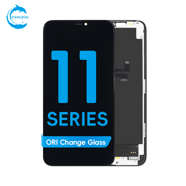 STAROZON New Outer Glass OLED Phone Screen for iPhone 11 Pro Max OEM Replacement Glass Display Assembly Bubble Free