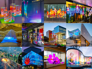 Écrans LED numériques transparents ultra-fins - Film LED souple transparent pour vitrine de magasin, mur en verre - Product Image 6