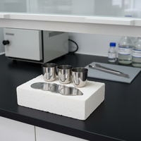 Crucible en platine de laboratoire WXBCR25ML WXBCR30ML WXBCR50ML WXBCR100ML, haute pureté 99,99 %, pour la culture de cristaux monocristallins