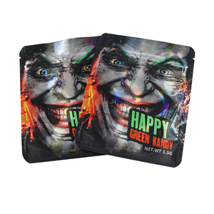Sacchetto di Mylar verde KANDY felice personalizzabile 3.5G 7G 14G 28G 35G sacchetti di Mylar alluminato a prova di umidità con stampa Logo personalizzata - Product Image 6