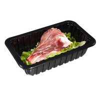 Barquettes d'emballage en plastique recyclable pour fruits, légumes, poulet congelé et viande, avec procédé blister et atmosphère modifiée