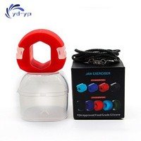 Balle d'exercice pour les muscles massétoires, entraîneur de mandibule, appareil de fitness facial en gel de silice, modèle non pliable 555