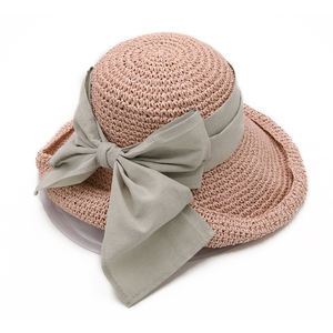 Giá rẻ Custom made Logo Sun tắm phù hợp với với mùa đông Phụ Nữ Nhà thờ dành cho phụ nữ fascinator dành cho phụ nữ bãi biển mũ rơm <span class=keywords><strong>hat</strong></span> - Product Image 4