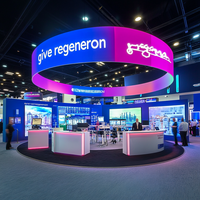 Stands d'exposition personnalisés Stand d'exposition modulaire rétro-éclairé par LED Design de kiosque d'exposition Stand d'exposition stand de foire stand d'exposition
