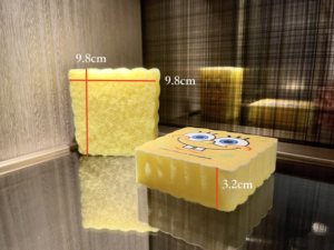 Không Scratch Sponge Bob Shaped Bath Brushes Bọt Biển & Scrubbers Làm Sạch Miếng Bọt Biển Bọt Cho Nồi Chảo Món Ăn Hearth Vòi Chậu - Product Image 2
