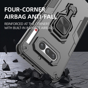 Étui de téléphone de luxe personnalisé de créateur, populaire, antichoc, en armure rigide avec anneau métallique rotatif à 360° <span class=keywords><strong>incassable</strong></span> pour Nothing 4A 5G - Product Image 3