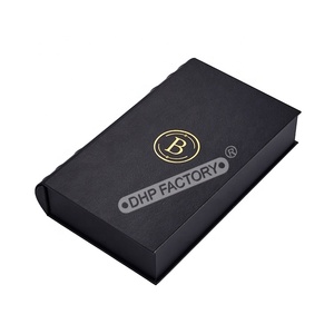 Custom Special Design Luxury Rigid Cardboard Music CD Set Paper Storage Shaped Gift Packaging Book Style Magnetic Box