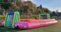Ballon publicitaire géant gonflable de qualité commerciale pour jeu de football humain, de baby-foot et de soccer, avec souffleur, étanche et durable pour les équipes