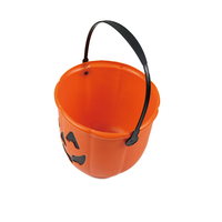 Pot à bonbons d'Halloween, seau de citrouille, ornements en HDPE, couleur personnalisée, logo personnalisable, taille personnalisable, jouets pour enfants, festival
