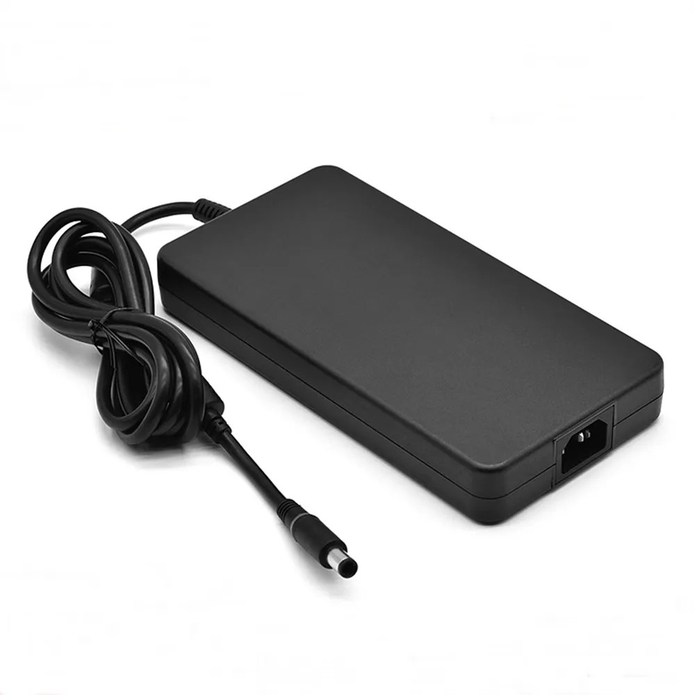 Kualitas asli Slim DELL 240W 19.5V 12.3A Laptop portabel AC DC Power Adapter untuk Notebook bagian Laptop DELL pengisi daya baterai