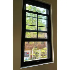 Janela Pendurado Vinyl Windows Fornecedor American Style UPVC Frame