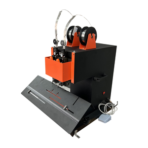 W-202 Good Quality Double Heads Flat Stitching / Saddle Stitch <b>Wire</b> Booklet Maker <b>Machine</b> - Product Image 1