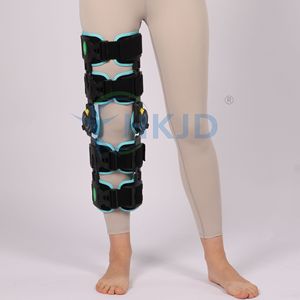Attelle de genou réglable en fibre de carbone HKJD, taille unique, soutien articulaire, orthèse pour adultes - Product Image 1