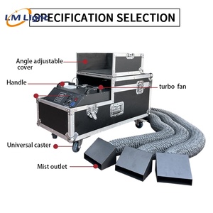 DMX/điều khiển từ xa thấp nằm khói máy cho đám cưới bên sân khấu buổi hòa nhạc nước sương mù thấp máy 3000w/4000w - Product Image 5