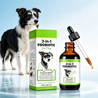 Mélange de Lactobacillus et Bifidobacterium personnalisé avec logo de marque pour animaux de compagnie – Gouttes probiotiques intestinales