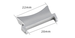 Conector adaptador de banda de reloj de liberación rápida <span class=keywords><strong>MIM</strong></span> sólido de acero inoxidable 316L 304 personalizado de alta calidad para Samsung Watch <span class=keywords><strong>4</strong></span> - Product Image 6