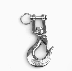 1/4 "mắt trượt móc với chốt thép không gỉ 304/316 nâng hàng hóa Snap móc lớn mắt mùa xuân chốt cần cẩu móc - Product Image 4