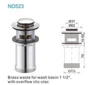Tapón de Desagüe Universal para Lavabo, Latón Mate Negro, Tapón de Desagüe para Lavabo con Desagüe de Rebosadero