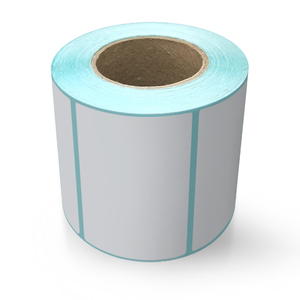 สติกเกอร์กันน้ำแบบม้วน 500 ชิ้น สีขาว/เหลือง/น้ำเงิน ผลิตจากกระดาษแก้วซีลกาวในตัว สำหรับซุปเปอร์มาร์เก็ต - Product Image 3