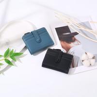 Dompet Wanita PU Harga Terjangkau, Dompet Koin Modis dengan Slot Kartu Multi, Penjepit Uang, Tempat Kartu Grosir 2025