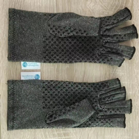 Gants de compression universels multi-tailles en coton et élasthanne, demi-doigts, pour le soutien des mains atteintes d'arthrite et les travaux ménagers