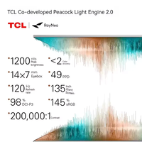 Lunettes intelligentes RayNeo Air 4 Pro prenant en charge l'AR, HDR10/3840Hz, 4 haut-parleurs, 1200 nits, écran Micro-OLED double couche, écran virtuel de 50 pouces