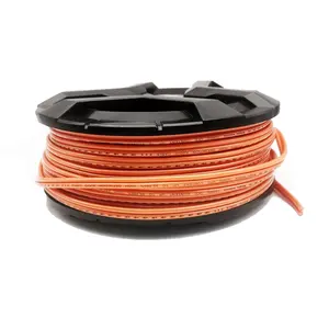 Toptan hoparlör kabloları ölçer 14-Hoparlör tel 14 ölçer 99.999% OFC hoparlör kablosu turuncu PVC ceket