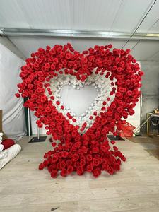 Sfondo di nozze arco rosa bianco arco <span class=keywords><strong>cuore</strong></span> - Product Image 4