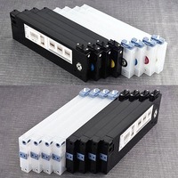 Cartucho de Tinta Recargable Vacío de 220 ml para Impresora UV Roland/Mutoh/Mimaki JV33 JV34, Sistema de Suministro Continuo de Tinta a Granel, Sistema de Tinta Ciss