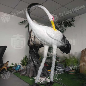 Luz decorativa de grulla heronada navideña, escultura LED para exteriores con clasificación IP65 a prueba de agua, para iluminación festiva de parques y jardines. - Product Image 3