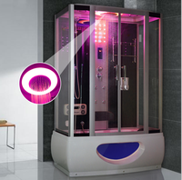 Offre Spéciale Préfabriqué Modulaire Salle de Bains Pod Ensemble PVC Cadre EN VERRE Style Unité de Surface Trempé Moderne En Aluminium Hôtel Plateau Carré