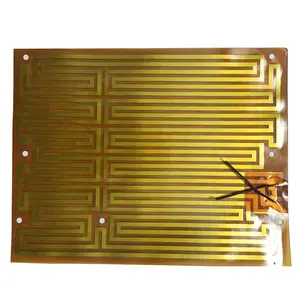 Tròn hình chữ nhật vuông tùy chỉnh hình dạng kapton polyimide màng mỏng yếu tố làm nóng